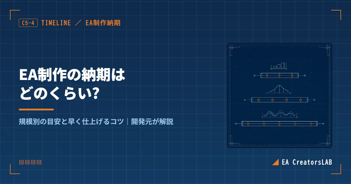 EA制作の納期はどのくらい?規模別の目安と早く仕上げるコツを開発元が解説