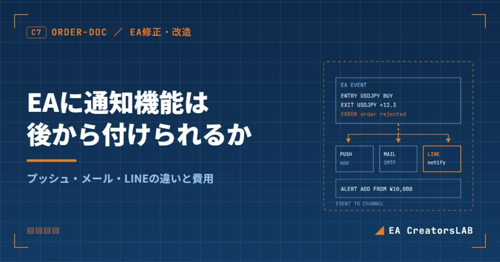 EAにエントリー通知は後から付けられるか｜プッシュ通知・メール・LINEの違いと費用を開発元が解説